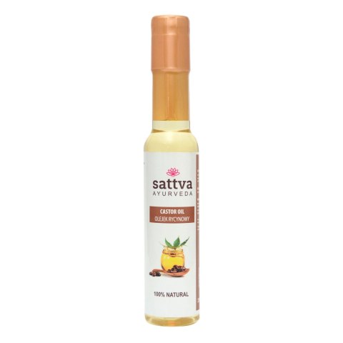 OLEJEK KOSMETYCZNY RYCYNOWY 250 ml - SATTVA (AYURVEDA) SATTVA (kadzidła, kosmetyki)