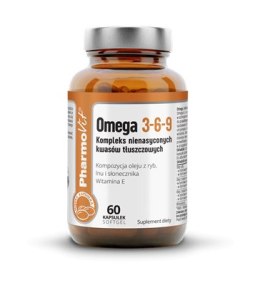 OMEGA 3-6-9 BEZGLUTENOWE 60 KAPSUŁEK - PHARMOVIT (CLEAN LABEL) PHARMOVIT (suplementy diety)