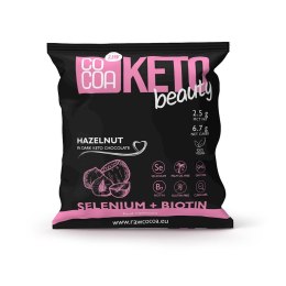 ORZECHY LASKOWE W KETO CZEKOLADZIE CIEMNEJ BEAUTY BEZGLUTENOWE 70 g - COCOA COCOA (czekolady i bakalie w surowej czekoladzie)