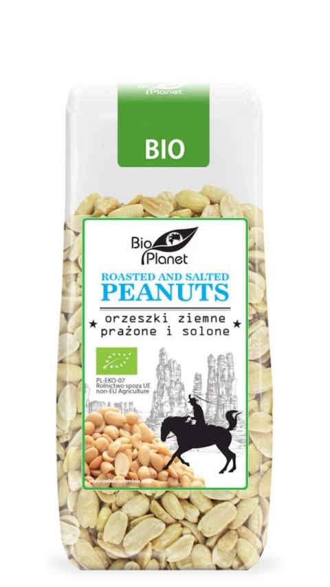 ORZESZKI ZIEMNE PRAŻONE I SOLONE BIO 150 g - BIO PLANET BIO PLANET - seria PRZEKĄSKI