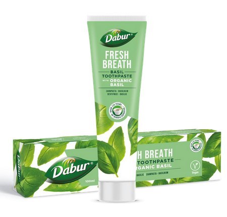 PASTA DO ZĘBÓW ŚWIEŻY ODDECH Z BAZYLIĄ 100 ml - DABUR DABUR (pasty do zębów)