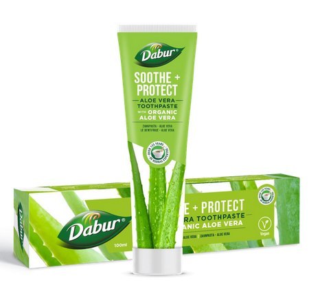 PASTA DO ZĘBÓW UKOJENIE + OCHRONA Z ALOESEM 100 ml - DABUR DABUR (pasty do zębów)