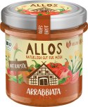 PASTA KREMOWA ARRABBIATA BEZGLUTENOWA BIO 140 g - ALLOS ALLOS (musy, musli, batony, syropy z agawy)