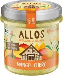 PASTA KREMOWA Z MANGO I CURRY BEZGLUTENOWA BIO 140 g - ALLOS ALLOS (musy, musli, batony, syropy z agawy)