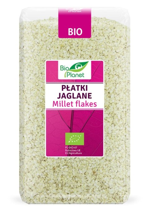 PŁATKI JAGLANE BIO 1 kg - BIO PLANET BIO PLANET - seria RÓŻOWA (płatki, otręby, musli)