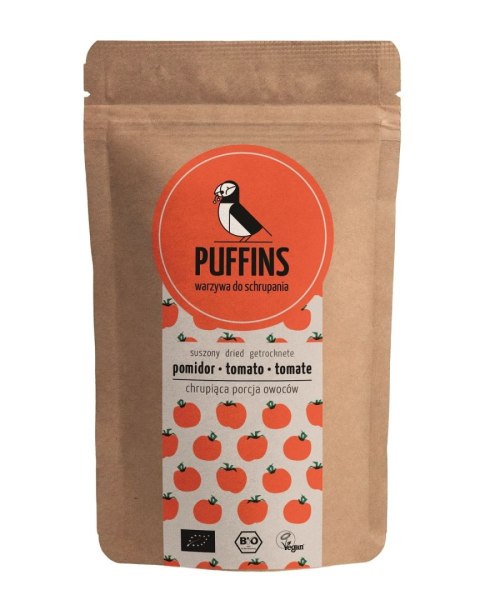 POMIDORY PUFFINGOWANE BIO 40 g - PUFFINS PUFFINS (owoce suszone próżniowo)