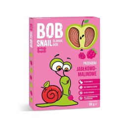 PRZEKĄSKA ROLL JABŁKO - MALINA BEZ DODATKU CUKRU BEZGLUTENOWA 60 g - BOB SNAIL BOB SNAIL (żelki)