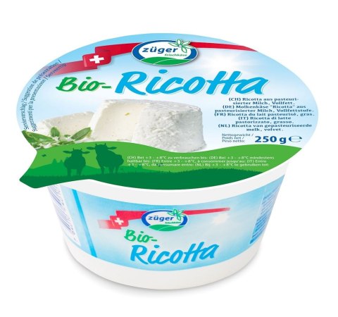 SER RICOTTA BIO 250 g - ZUGER ZUGER (nabiał)