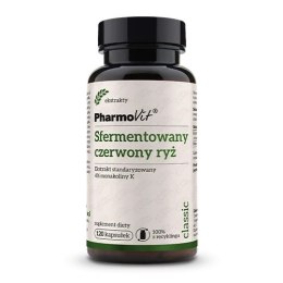 SFERMENTOWANY CZERWONY RYŻ EKSTRAKT BEZGLUTENOWY 120 KAPSUŁEK - PHARMOVIT (CLASSIC) PHARMOVIT (suplementy diety)