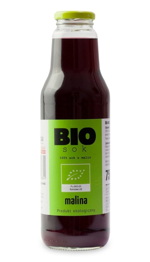 SOK Z MALIN NFC BIO 750 ml - KAMIONNA KAMIONNA (soki, syropy, powidła)