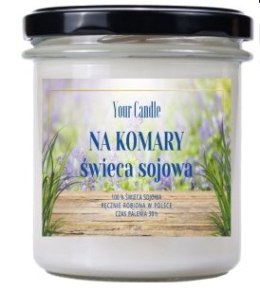 ŚWIECA SOJOWA NA KOMARY 150 ml - YOUR CANDLE (PRODUKT SEZONOWY) YOUR CANDLE (świece, olejki eteryczne)