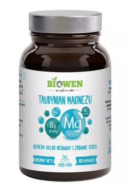 TAURYNIAN MAGNEZU + WITAMINA B6 BEZGLUTENOWY 100 KAPSUŁEK - HEMPKING (BIOWEN) HEMPKING (suplementy diety, kosmetyki)