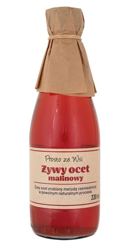 OCET MALINOWY ŻYWY 330 ml - PROSTO ZE WSI PROSTO ZE WSI (soki przecierowe)