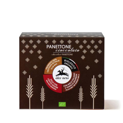 BABKA PANETTONE CIOCCOLATO BIO 750 g - ALCE NERO (PRODUKT SEZONOWY) ALCE NERO (włoskie produkty)