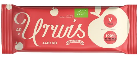 BATON BAKALIOWY Z JABŁKIEM "URWIS" BEZGLUTENOWY BIO 40 g - ZMIANY ZMIANY ZMIANY ZMIANY (batony)