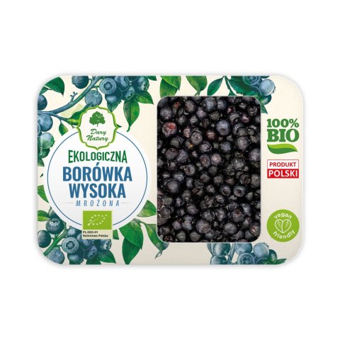 BORÓWKA WYSOKA MROŻONA BIO 300 g - DARY NATURY DARY NATURY - mrożonki BIO