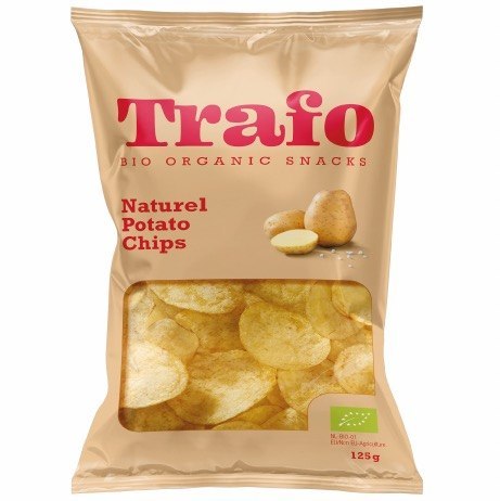 CHIPSY ZIEMNIACZANE NATURALNE SOLONE BIO 125 g - TRAFO TRAFO (chipsy warzywne i ziemniaczne)