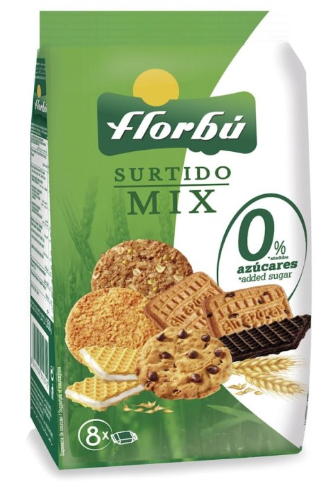 CIASTKA I WAFELKI MIX BEZ DODATKU CUKRU 270 g - FLORBU FLORBU (ciastka bez dodatku cukru)