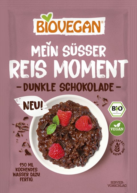 DESER RYŻOWY INSTANT CZEKOLADOWY BEZGLUTENOWY BIO 60 g - BIOVEGAN BIOVEGAN (dodatki do wypieków, drożdże)