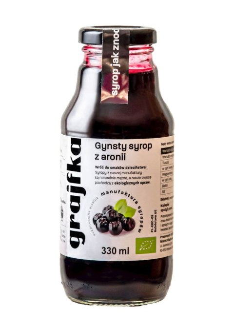 SYROP Z ARONII BIO 330 ml - GRAJFKA GRAJFKA (syropy)