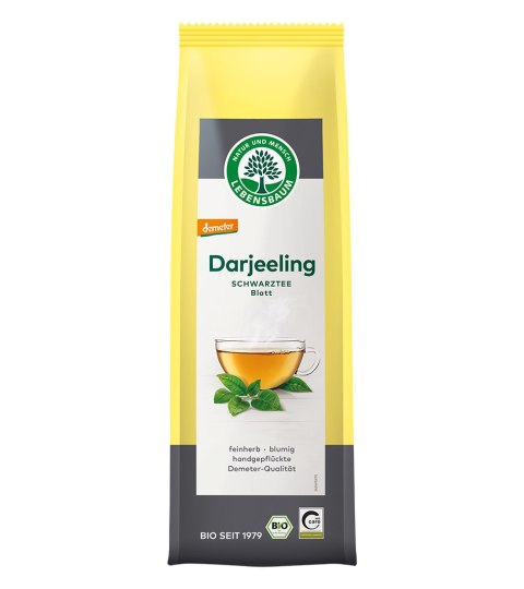 HERBATA CZARNA LIŚCIASTA DARJEELING DEMETER BIO 75 g - LEBENSBAUM LEBENSBAUM (przyprawy, herbaty, kawy)