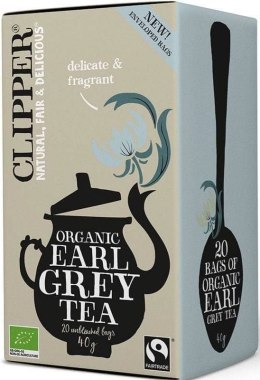 HERBATA CZARNA EARL GREY FAIR TRADE BIO (20 x 2 g) 40 g - CLIPPER CLIPPER (herbaty i herbatki)