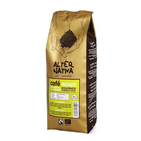 KAWA ZIARNISTA ARABICA 100 % FAIR TRADE BEZGLUTENOWA BIO 500 g - ALTERNATIVA ALTERNATIVA (kawy, lizaki, cukier, kakao)