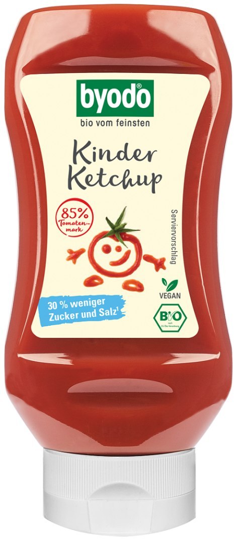 KETCHUP DLA DZIECI BEZGLUTENOWY BIO 300 ml - BYODO BYODO (sosy, majonezy, musztardy)