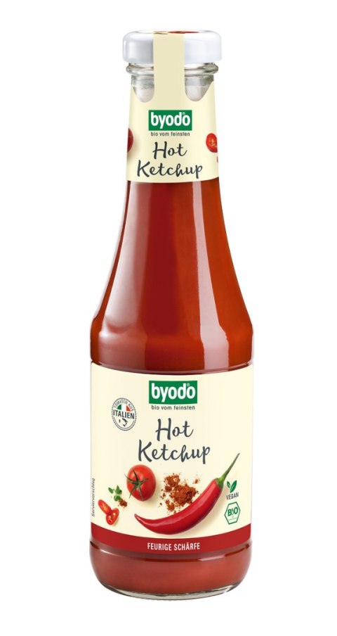 KETCHUP PIKANTNY BEZGLUTENOWY BIO 500 ml - BYODO BYODO (sosy, majonezy, musztardy)