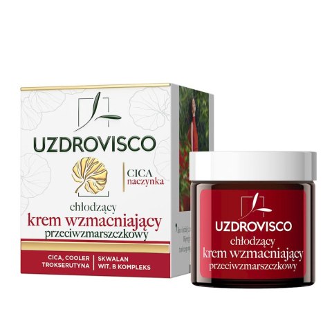 KREM DO TWARZY CHŁODZĄCY PRZECIWZMARSZCZKOWY DO CERY NACZYNKOWEJ 50 ml - UZDROVISCO (CICA) UZDROVISCO (kosmetyki)