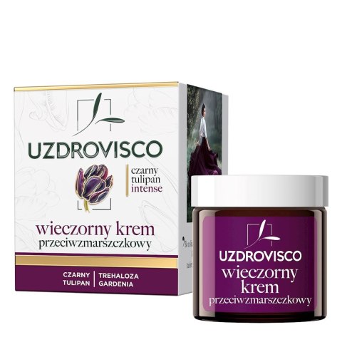 KREM DO TWARZY PRZECIWZMARSZCZKOWY NA NOC 50 ml - UZDROVISCO (CZARNY TULIPAN INTENSE) UZDROVISCO (kosmetyki)