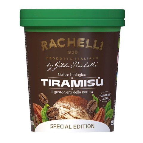 LODY TIRAMISU FAIR TRADE BEZGLUTENOWE BIO 500 ml - RACHELLI ICE CREAM RACHELLI ICE CREAM (MROŻONKI - lody)