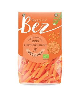 MAKARON PROTEINOWY (Z SOCZEWICY CZERWONEJ) PENNE BEZGLUTENOWY BIO 250 g - BARTOLINI BARTOLINI (makarony)