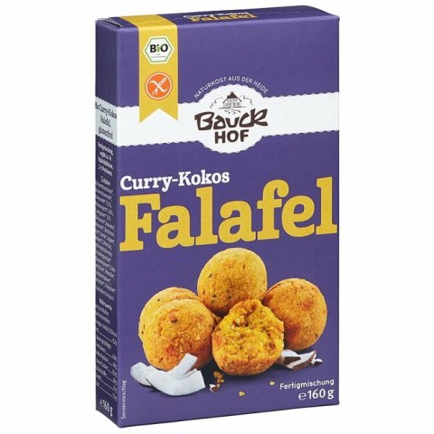 MIESZANKA NA FALAFEL KOKOS - CURRY BEZGLUTENOWA BIO 160 g - BAUCK HOF BAUCK HOF (mieszanki do wypieków)