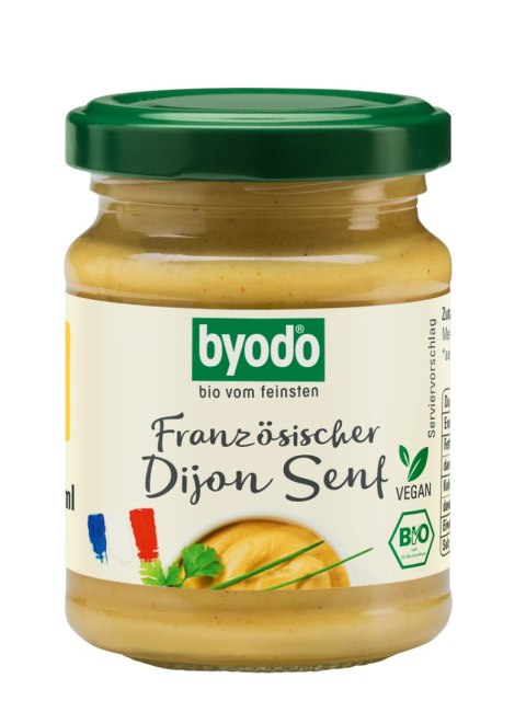 MUSZTARDA DIJON BEZGLUTENOWA BIO 125 ml - BYODO BYODO (sosy, majonezy, musztardy)