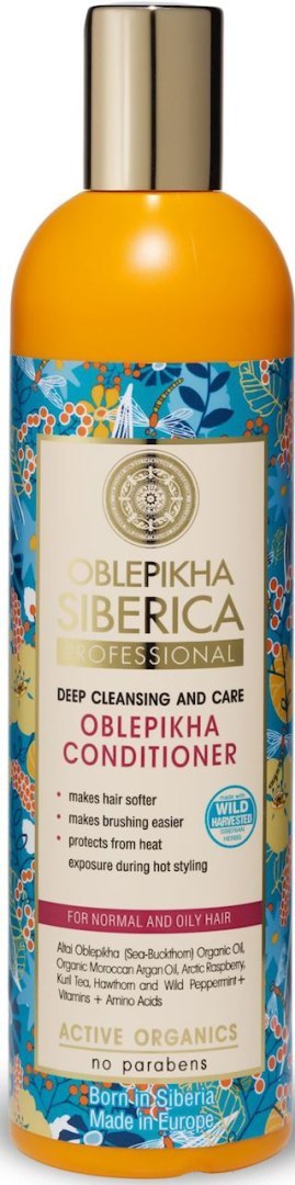 ODŻYWKA DO WŁOSÓW NORMALNYCH I TŁUSTYCH GŁĘBOKIE OCZYSZCZENIE I PIELĘGNACJA 400 ml - NATURA SIBERICA (OBLEPIKHA) NATURA SIBERICA (kosmetyki)