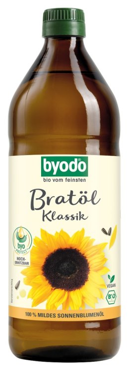 OLEJ SŁONECZNIKOWY DO GOTOWANIA I SMAŻENIA BIO 750 ml - BYODO BYODO (sosy, majonezy, musztardy)