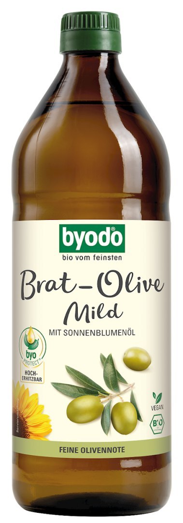 OLIWA Z OLIWEK Z OLEJEM SŁONECZNIKOWYM DO SMAŻENIA I GOTOWANIA BIO 750 ml - BYODO BYODO (sosy, majonezy, musztardy)