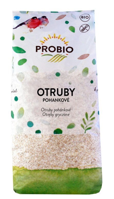 OTRĘBY GRYCZANE BEZGLUTENOWE BIO 500 g - PROBIO PROBIO (mieszanki do wypieków, mąki)