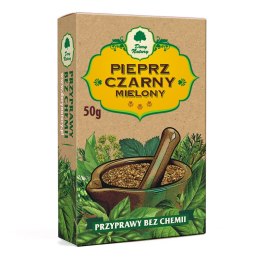 PIEPRZ CZARNY MIELONY 50 g - DARY NATURY DARY NATURY - przyprawy i zioła