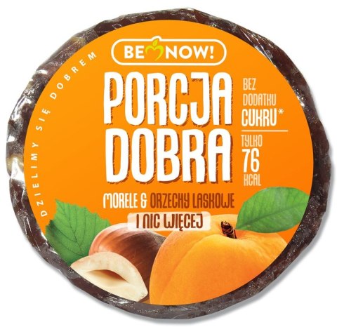 PRZEKĄSKA MORELOWO - ORZECHOWA BEZ DODATKU CUKRU 25 g - PORCJA DOBRA PORCJA DOBRA (przekąski owocowe)