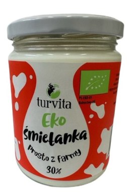 ŚMIETANKA 30 % BIO 500 ml - TURVITA TURVITA (nabiał z mleka krowiego)
