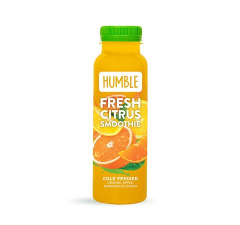 SMOOTHIE JABŁKO - POMARAŃCZA - MANDARYNKA - CYTRYNA TŁOCZONE NA ZIMNO 250 ml - HUMBLE HUMBLE (smoothie)