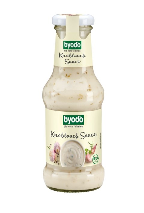 SOS CZOSNKOWY BEZGLUTENOWY BIO 250 ml - BYODO BYODO (sosy, majonezy, musztardy)