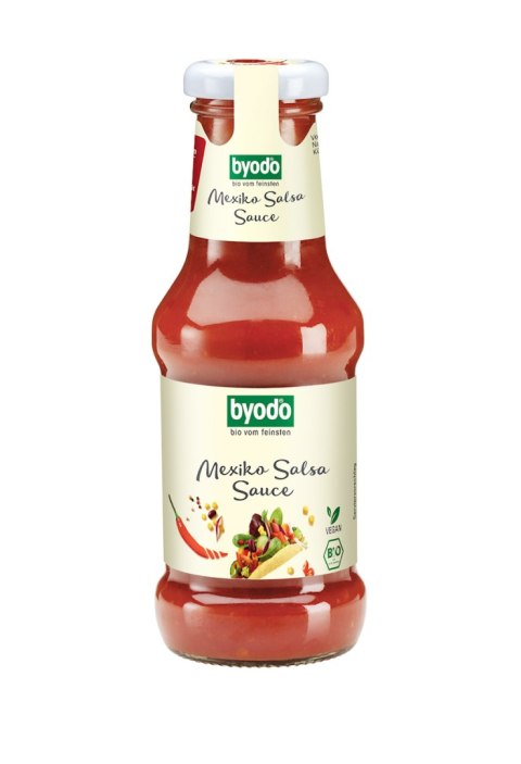 SOS MEKSYKAŃSKI SALSA BEZGLUTENOWY BIO 250 ml - BYODO BYODO (sosy, majonezy, musztardy)