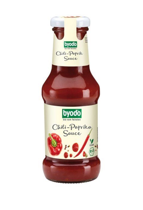 SOS PAPRYKOWY CHILI BEZGLUTENOWY BIO 250 ml - BYODO BYODO (sosy, majonezy, musztardy)