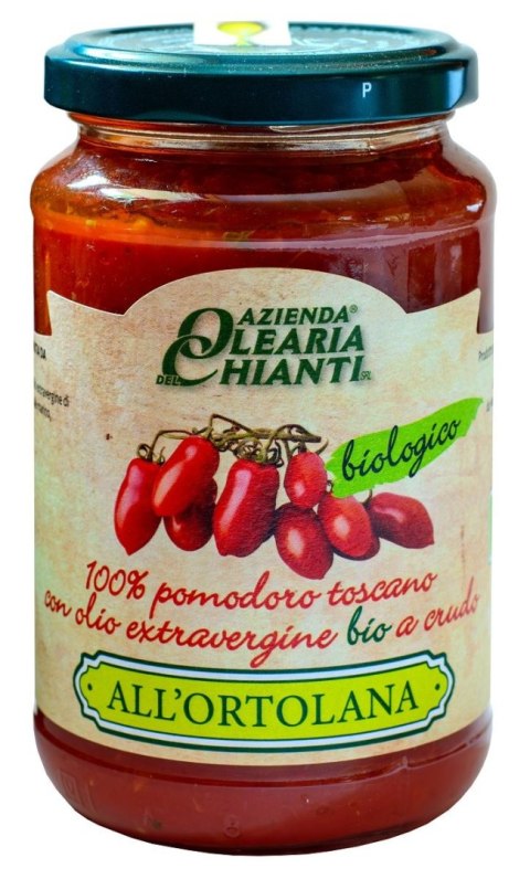 SOS POMIDOROWY Z TOSKAŃSKICH POMIDORÓW Z WARZYWAMI BEZGLUTENOWY BIO 340 g - AZIENDA OLEARIA CHIANTI AZIENDA OLEARIA CHIANTI (sosy)