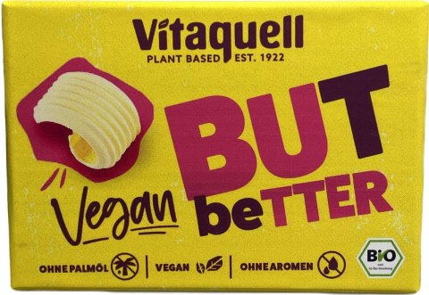 SMAROWIDŁO ROŚLINNE BEZ OLEJU PALMOWEGO (VEGAN BUTBETTER) BIO 250 g - VITAQUELL VITAQUELL (margaryny, majonezy, inne)