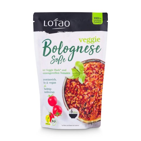 SOS BOLOGNESE WEGAŃSKI BIO 320 g - LOTAO LOTAO (dania wegańskie)