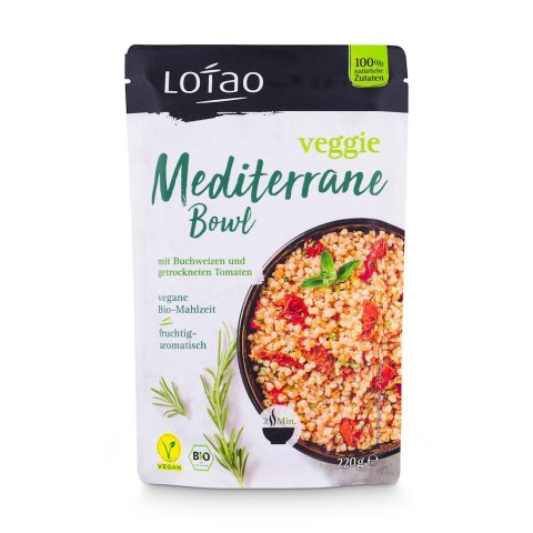 BOWL ŚRÓDZIEMNOMORSKI WEGAŃSKI BIO 220 g - LOTAO LOTAO (dania wegańskie)